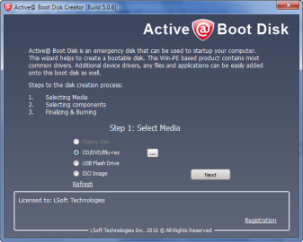 Disk Imge software.Boot Disk Creator