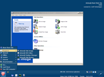 Disk Imge software. Active@ Boot Disk Lite (Bootable Rescue Media)